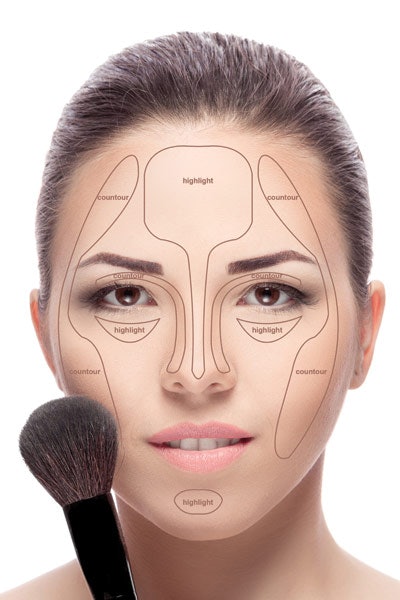 How To Contour And Highlight Perfectly  Skin makeup, Contour makeup, Face  makeup
