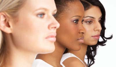 There are three compounds that affect the tone and hue of skin: melanin, hemoglobin and carotene. As we know, melanin is the strongest influencer of skin color, folowed by hemoglobin and carotene, respectively.