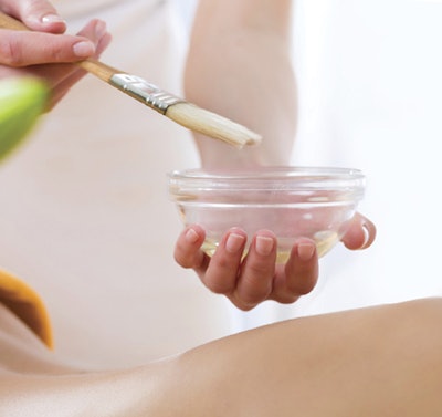 Step 1. Have client lay face down. Have steamer ready.