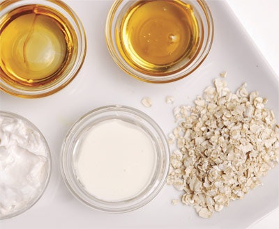 Almond and oatmeal are particularly effective facial and body exfoliators when combined with natural honey, a humectant that helps bind the ingredients together while keeping skin feeling soft and soothed. This can also be mixed with yogurt to add a natural, mild lactic (milk-based) acid exfoliation. It washes clean, leaves the skin soft and smooth and is gentle enough for everyday use.