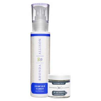 Rhonda Allison Skin Care’s 50+ AHP Booster and Creamy Milk Cleanser