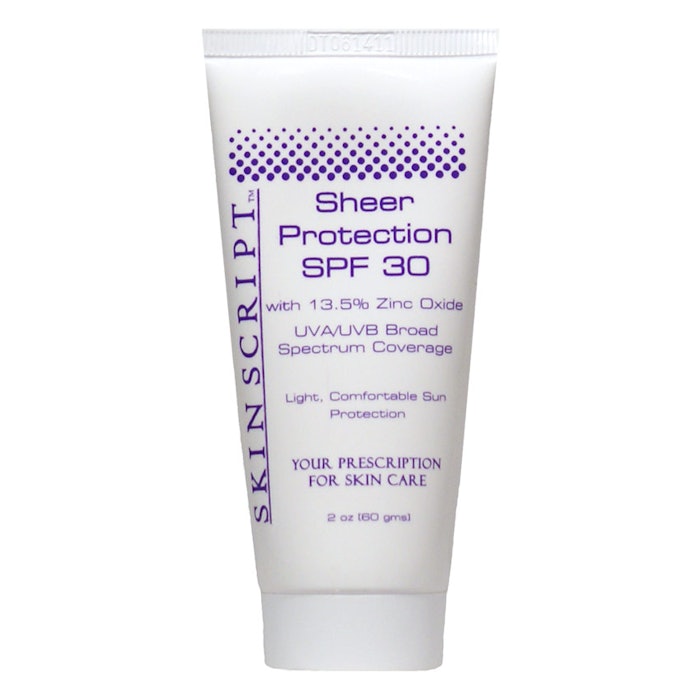 Sheer Protection SPF 30 - Skin Script Skin Care