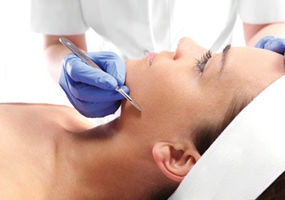 Women may be concerned about cutting their faces while shaving. It may be difficult for them to see to shave, they might not be able to get the right angle with a razor, or they might be confused at the proper direction to use the razor on their face.