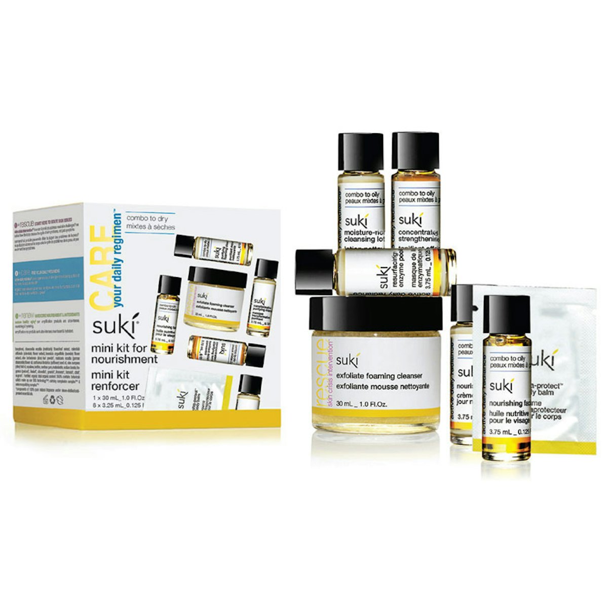Suki Skincare’s CareActive Daily Regimen Mini Kit for Nourishment