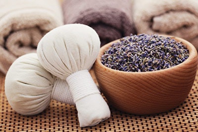 Massage is one of the most beneficial ways of using lavender essential oil. The effective and gentle combination of touch and lavender relaxes muscles, which improves muscle tone and lymph flow. Essential oil molecules are so minute that when they are applied to the skin, they are able to pass through the stratum corneum. The essential oil molecule passes through the dermis, into the capillaries and into the bloodstream, which creates the aroma-therapeutic results. Lavender improves circulation and relieves sore muscles, joint aches, pains and strains. Lavender is excellent with juniper, lemon, cypress, grapefruit and douglas fir. When mixed in massage creams or oils, five to six drops should be added per one ounce for a 1% dilution.