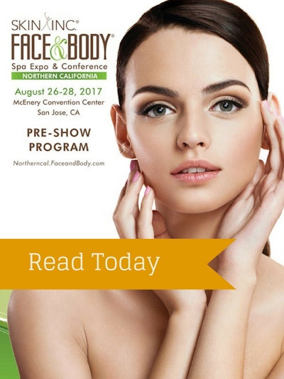 The pre-show program for Face & Body