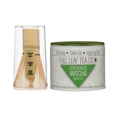 Full Leaf Tea Co Matcha and Whisk