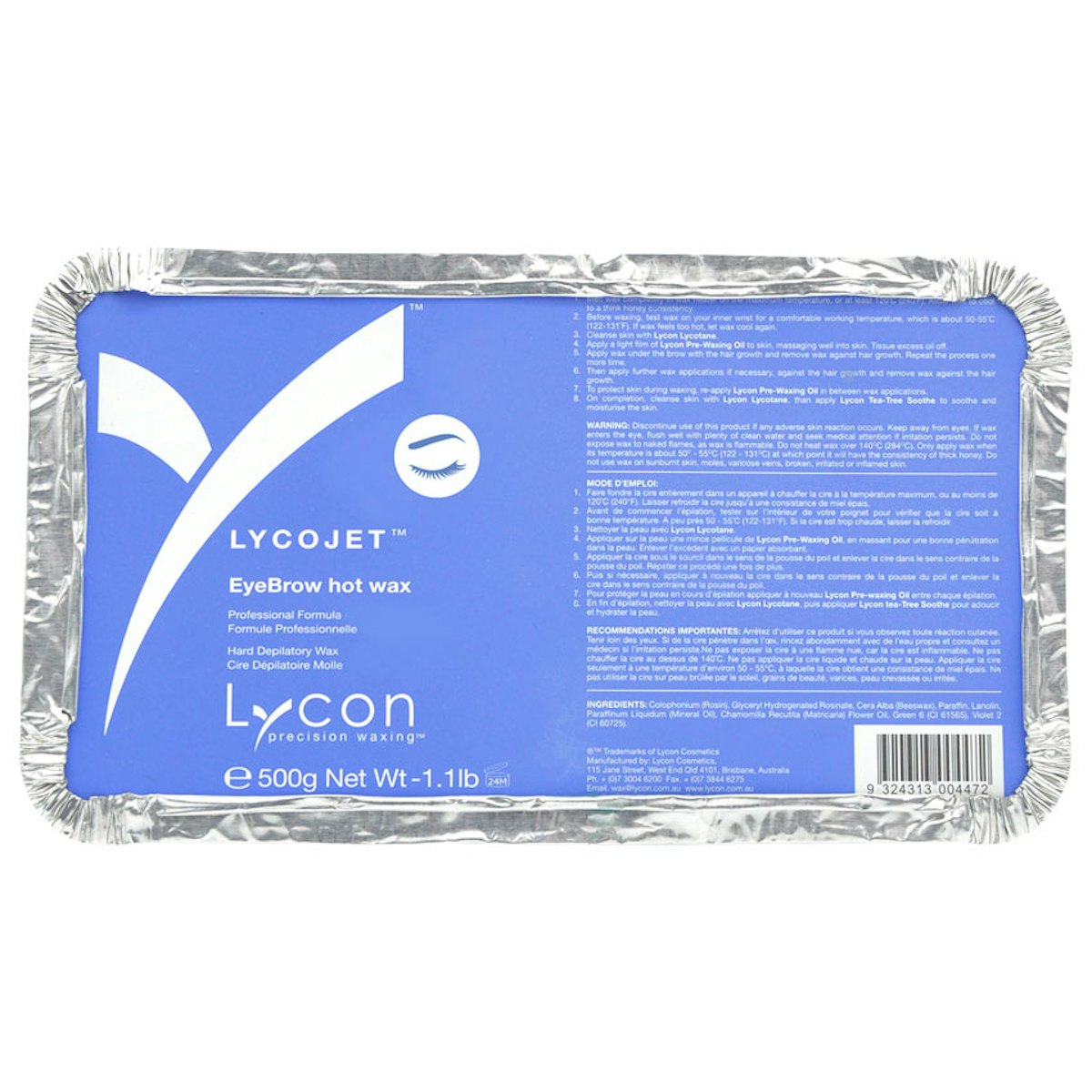 Lycon’s LycoJet EyeBrow Hot Wax From Lycon Wax Skin Inc.