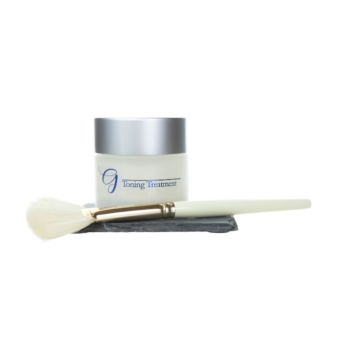 Ginamarie Toning Treatment Ginamarie Products 800-452-2116 https://ginamarieproducts.com The Ginamarie Toning Treatment increases circulation and tightens skin. The treatment can be used in conjunction with LED light therapy or used separately.