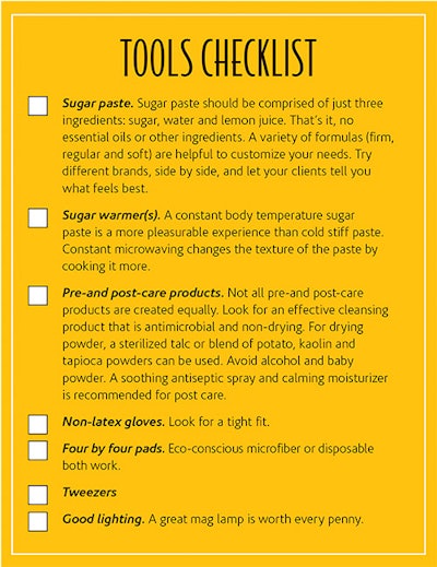 Si1803 Sugaring Sidebar Check List 5001