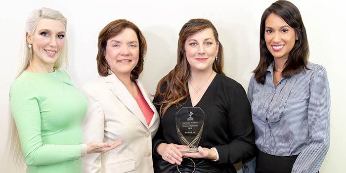 Sophy Merszei, CEO, NovaLash; Beth Fetzer, NovaLash COO; Cami Mullins, NovaLash sales manager; Vanessa Max, NovaLash project coordinator