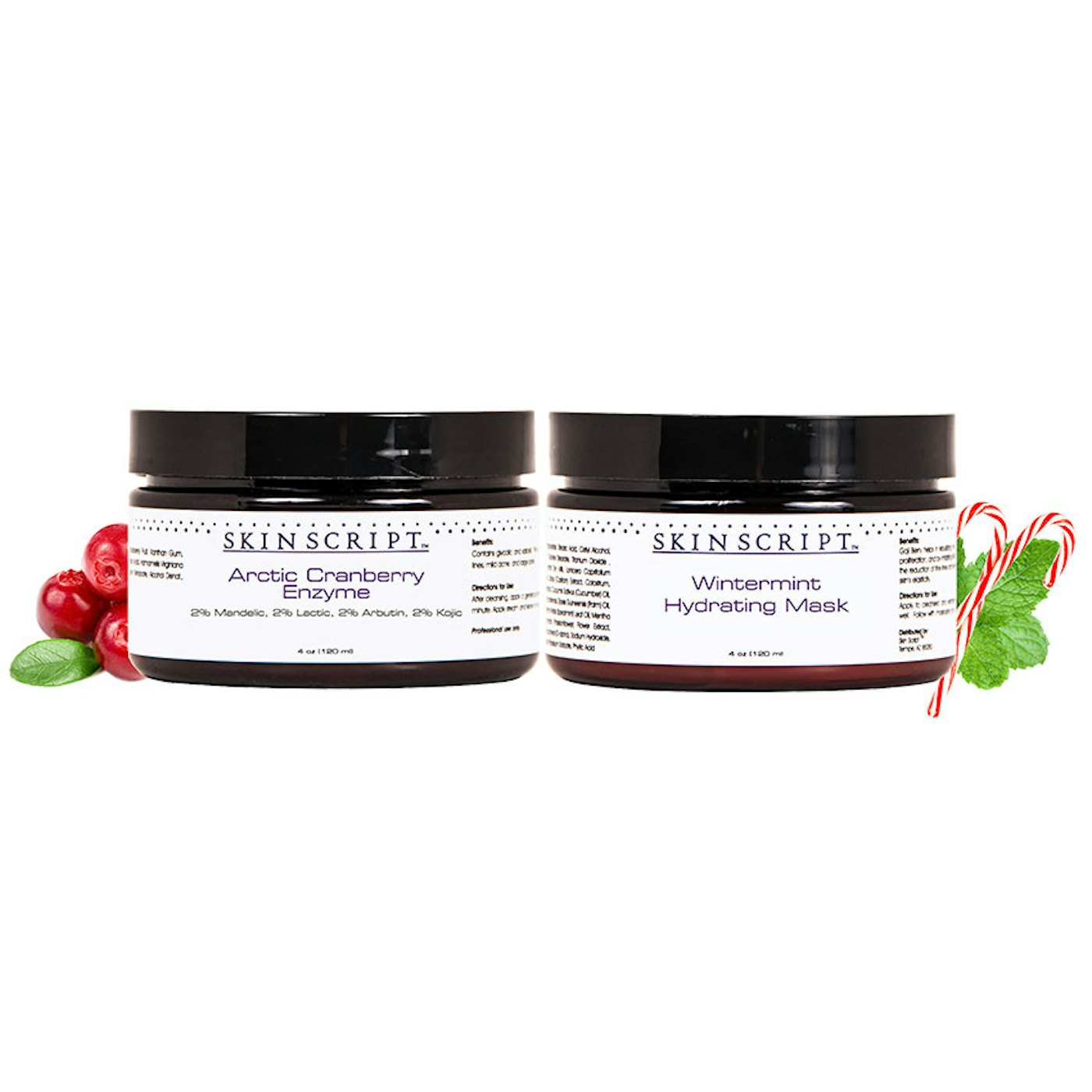 Skin Script's Arctic Cranberry Wintermint Facial Duo | Skin Inc.