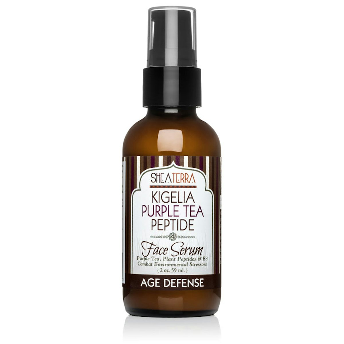 Shea Terra Organics' Kigelia Purple Tea Peptide Face Serum Skin Inc.