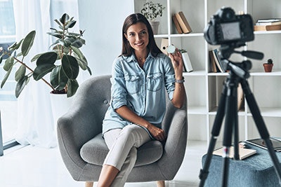 Once you gain enough followers and build your viewership, you can find a popular makeup line to collaborate with. If you are extremely popular, advertisers will find you.