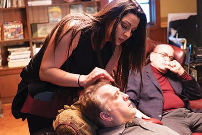 GZ: Color-wise, I see bold, deep, earthy colors like pine green eyes with latte lips trending for makeup. There is nothing hotter than a mauve deep v-neck, silk scarf and knee high leather boots paired with a nutty neutral or even taupe lip and a strong sophisticated up-do, especially in the fall and winter. Some more trends that I see emerging with the seasonal changes are full lashes, pouty lips and artistic illusion makeup. The sustainable movement is also making an impact in beauty with regard to detox fashion, going green and natural products.