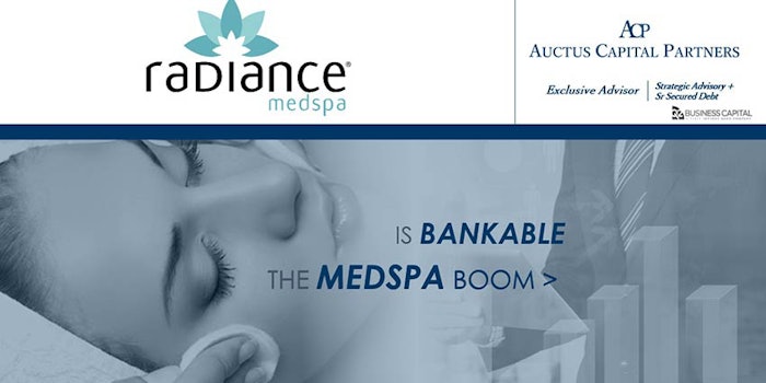 Radiance Medspa has partnered with Auctus Capital Partners as it looks to grow.