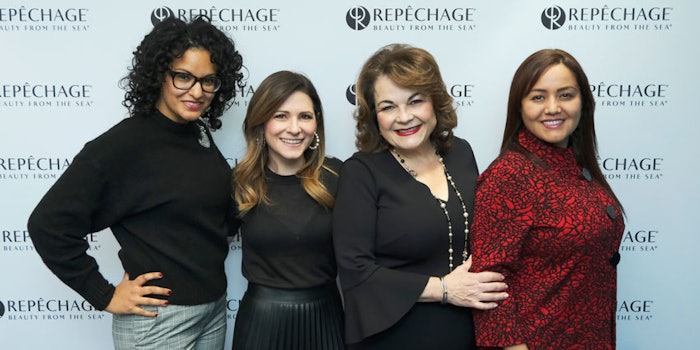 From left: Lisa Dominguez,Tanja Catoe, Lydia Sarfati and Fabiola Carr