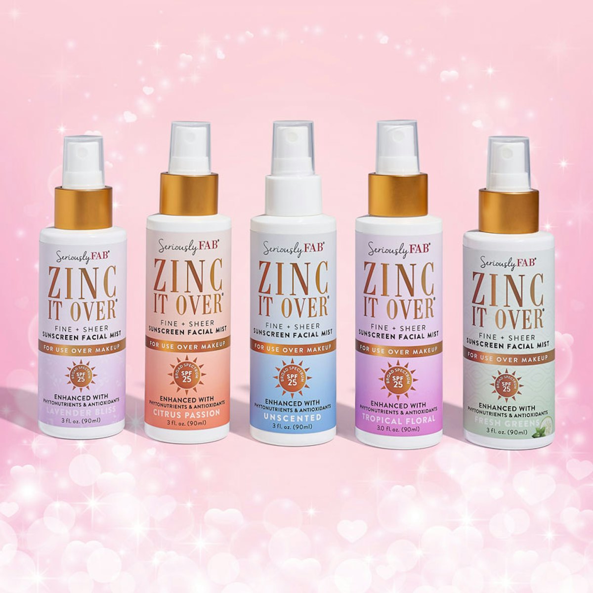 Seriously FAB's Zinc It Over Fine + Sheer Sunscreen Facial Mist From