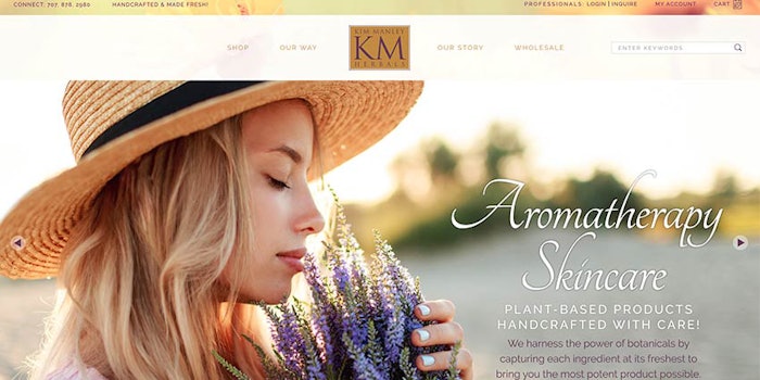 KM Herbals has launched an improved website with updated features for customized client accounts, faster checkout, trackable orders and order history and more.
