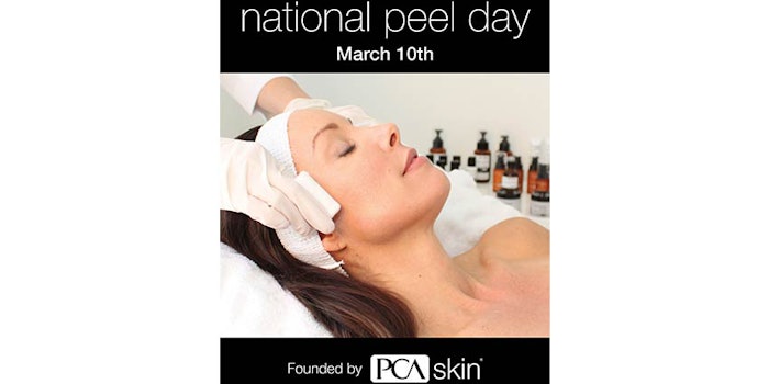 PCA Skin celebrated the inaugural National Peel Day, which is now recognized by National Day Archives as an official holiday and will take place annually on March 10.