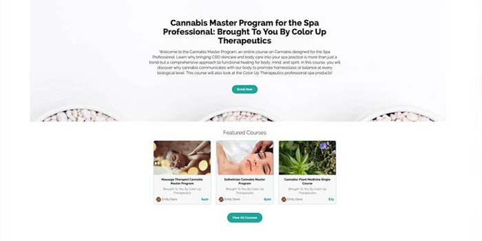 Color Up is offering a free online education session regarding the use of CBD and massage to help clients with mental health struggles. The hour-long virtual lesson will take place March 24, 2020.