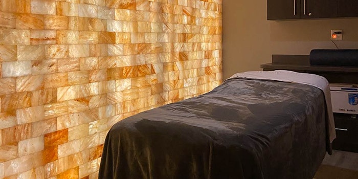 The new private halotherapy experience will be piloted by Hand & Stone Massage and Facial Spa in Delray Beach, Florida.