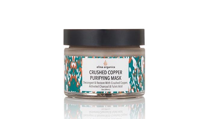 Elina Organics Crushed Copper Purifying Mask