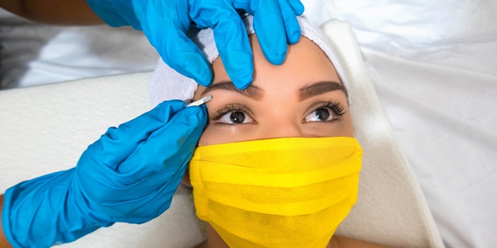 The restrictions to allow 25% indoor capacity for services that require touching a person's face such as facials and waxing.