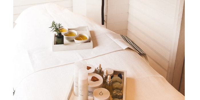 Bamford Haybarn Spa offered aboard a train around Scotland. Photo: Belmond Royal Scotsman.