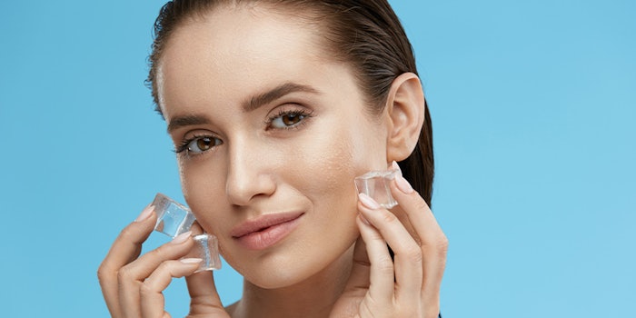 Skin icing has become a trend across TikTok with people looking for ways to depuff their skin.