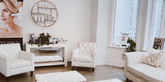 Leah Chavie Skincare's new location in Chicago's Gold Coast. Photo: Leah Chavie Skincare's Facebook.