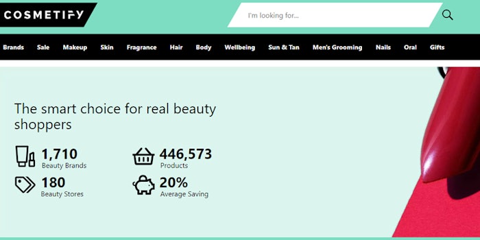 Its price comparison functionality showcases beauty brands such as Huda Beauty, The Ordinary and Kylie Skin.