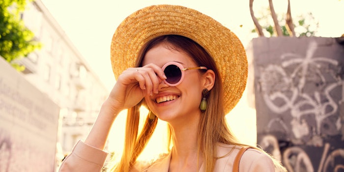 Wearing hats and sunglasses are great ways to protect the skin and eyes from UV rays.