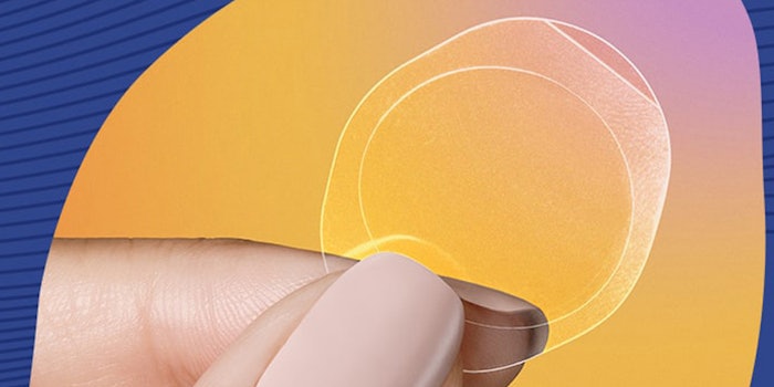 A physician will use adhesive patches to collect skin cells across an entire lesion. Photo: DermTech.