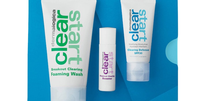 Clear Start targets breakouts, blackheads and shine. Photo: Dermalogica.