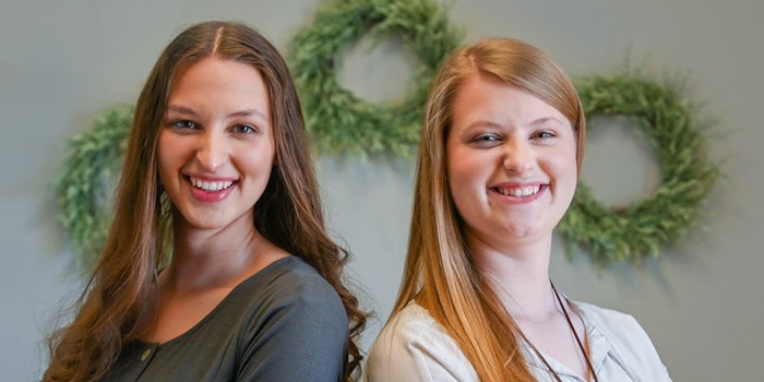 (left to right) Nicole Thompson and Brynn Parker. Photo: Modern Mindbody Massage's Facebook.