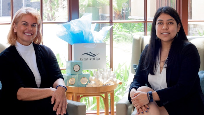 From left: Kelli Calver and Elizabeth Bautista of Ocean Pearl Spa