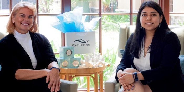 From left: Kelli Calver and Elizabeth Bautista of Ocean Pearl Spa.