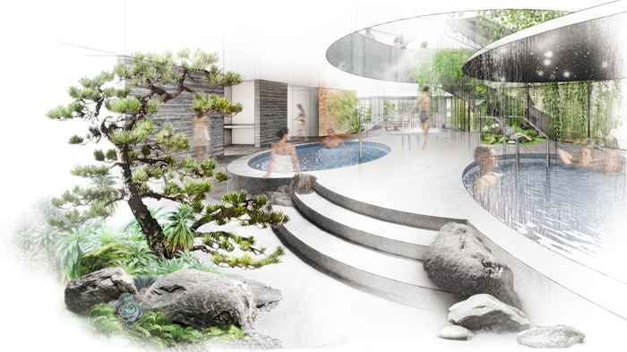 Alchemy Springs Pool Level Rendering