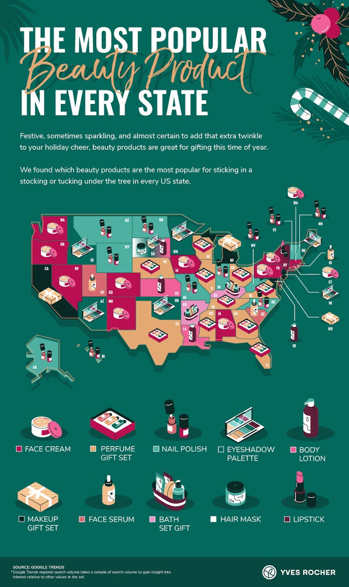 Beauty Gifts Us Map Most Popular 2910