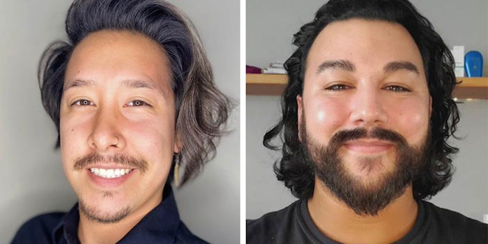 Kiet Duong of Advance Beauty College and Johnathan Hererra of Salon Success Academy are the winners of a $5,000 award and a professional development mentorship with a Dermalogica skin therapist.