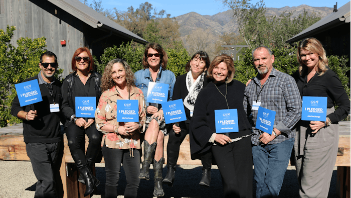 Tracie Wertz with fellow board members at the GSN 2020 Congress event in Ojai, California.