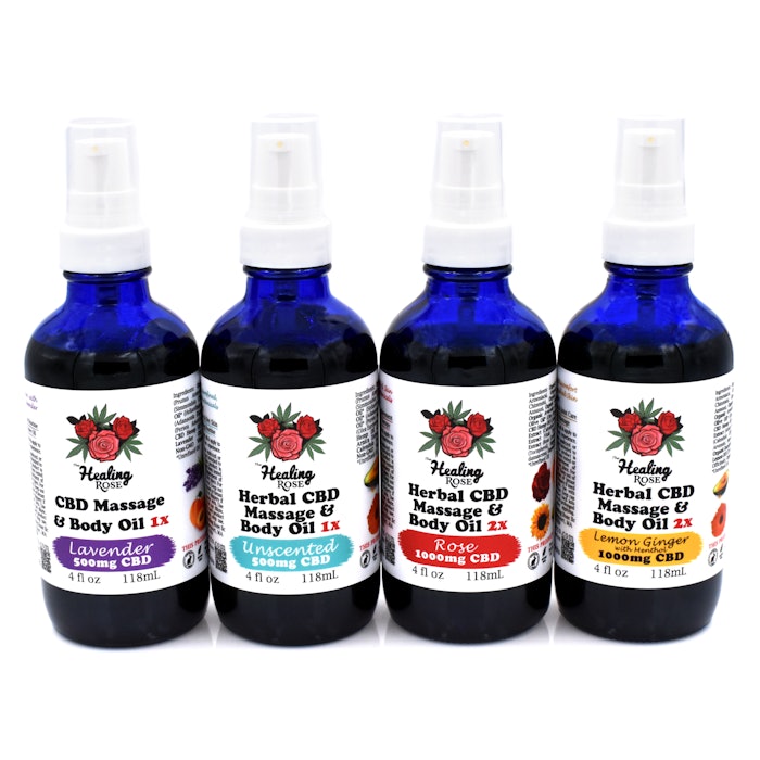 Healing Rose Massage Oils