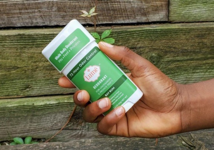 Lum&emacr; is a deodorant brand.
