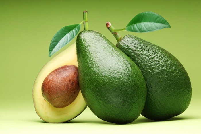 Avocado is a rich source of vitamin C and vitamin E, a standard ingredient in skin care products for its ability to reduce wrinkles and even skin tone.