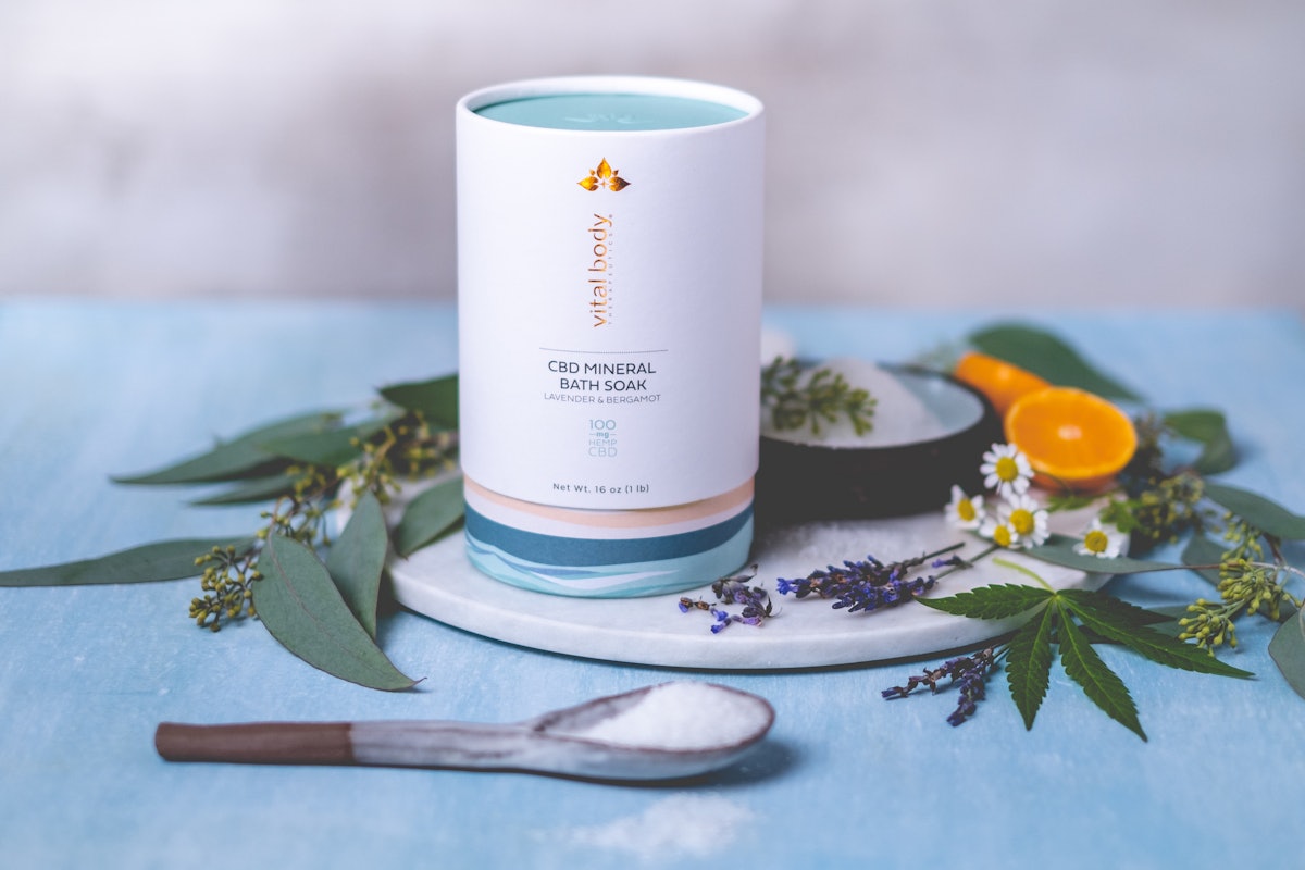 Vital Body Therapeutics CBD Mineral Bath Soak From Vital Body Therapeutics Skin Inc.