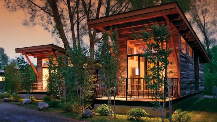 Xhale Resort is designed to promote a secluded in-town atmosphere.