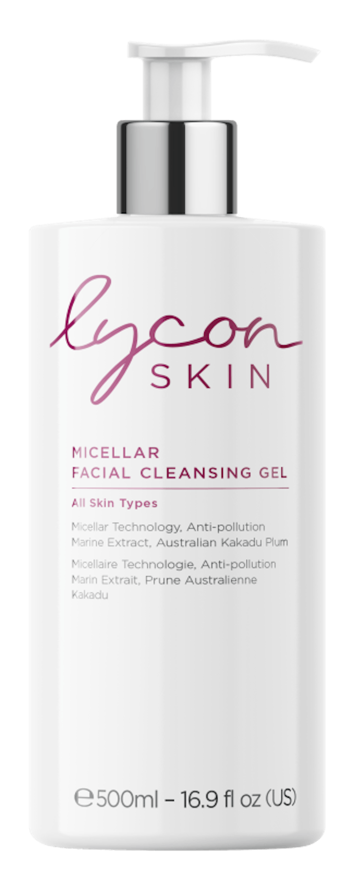 Lyconskin Micellarfacialcleansinggel 500ml (1)