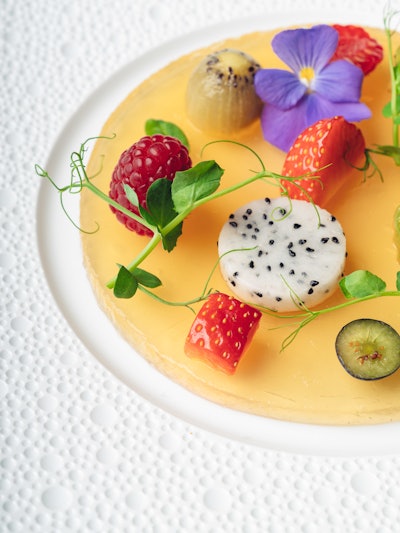 artistic image of a fruit plate