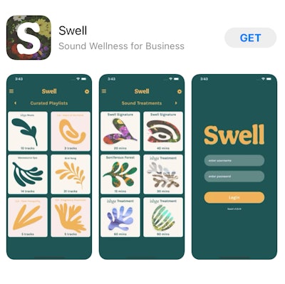 Swell App interface